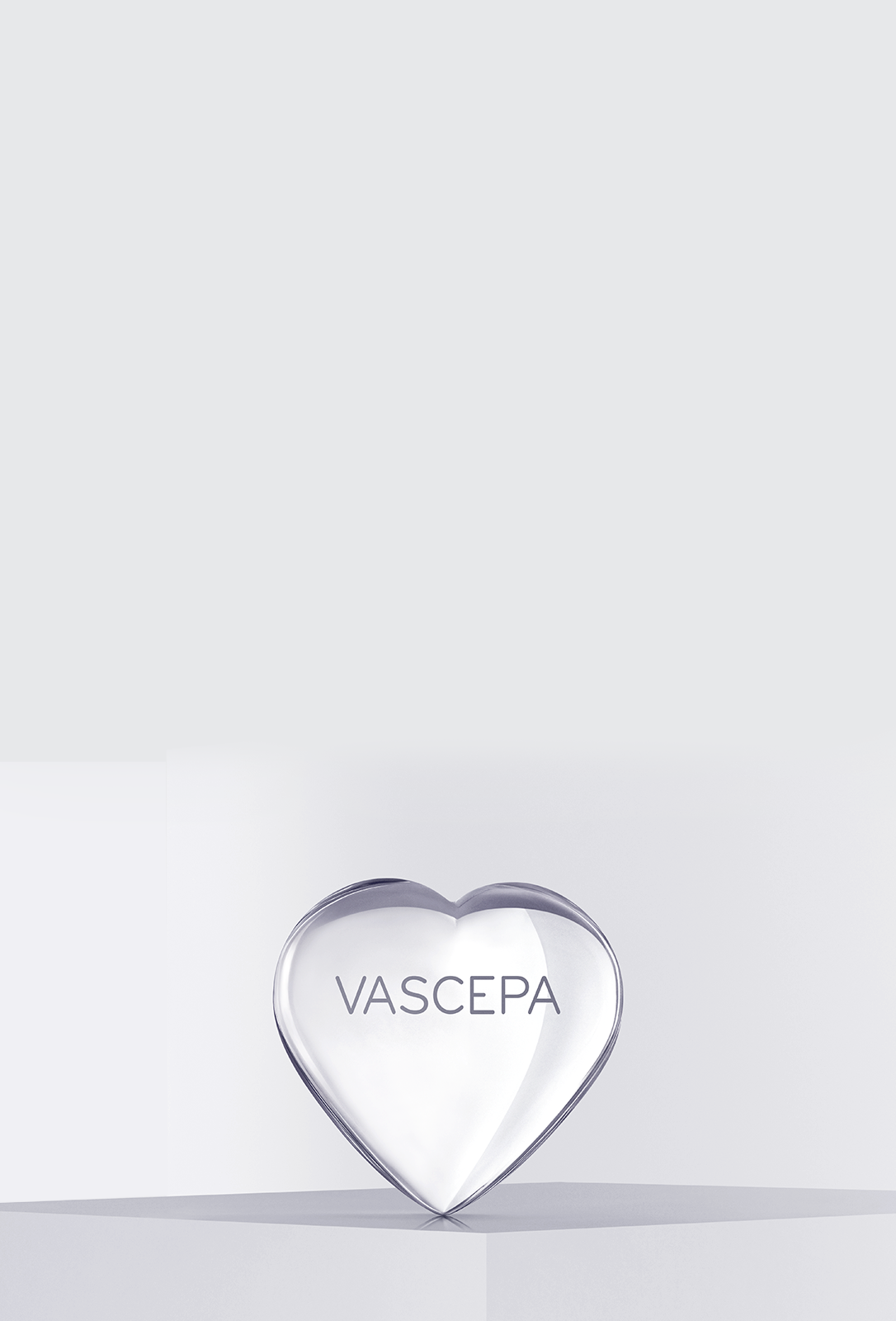 Vascepa Glass heart